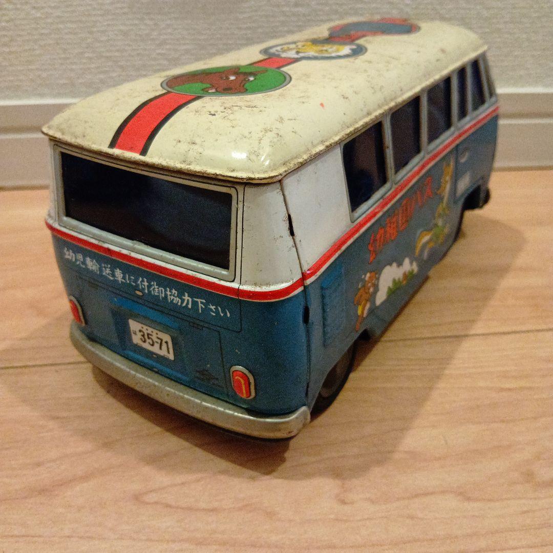 ブリキ ワーゲン 幼稚園バス 約23cm
