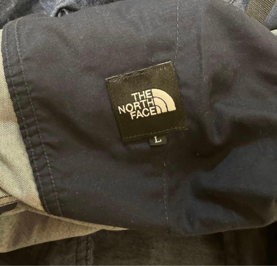 the north face ナイロンデニム　インディゴ　パンツ　Lサイズ