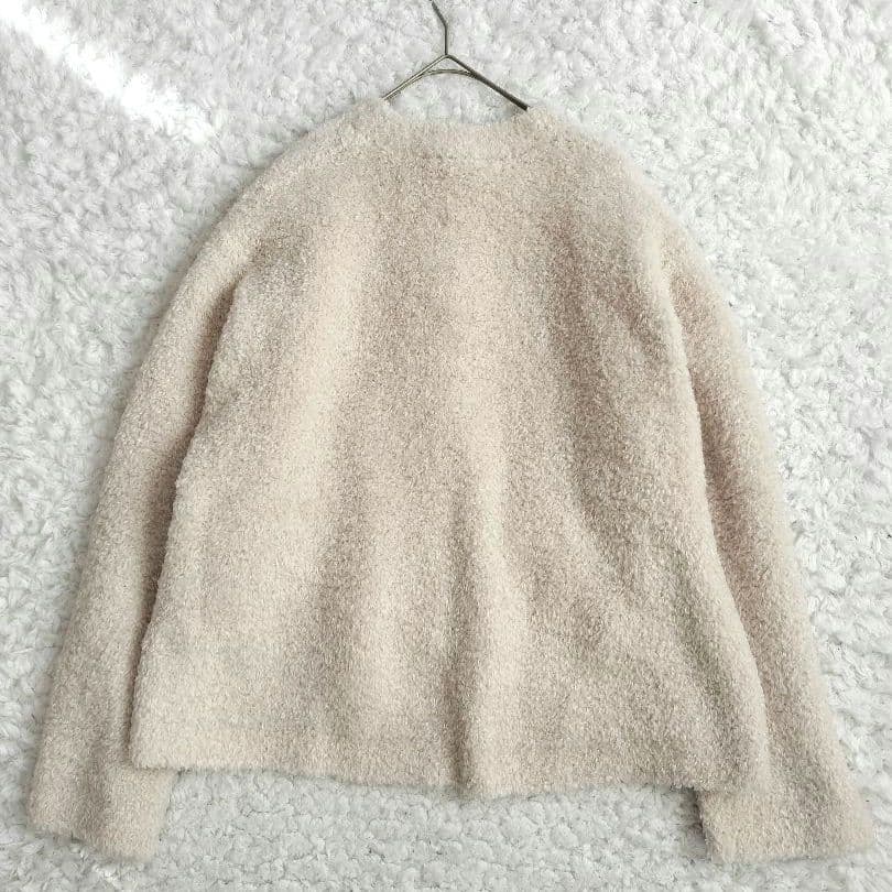 【STORY×UNFILO】アンフィーロ シャギーニット カーディガン XL