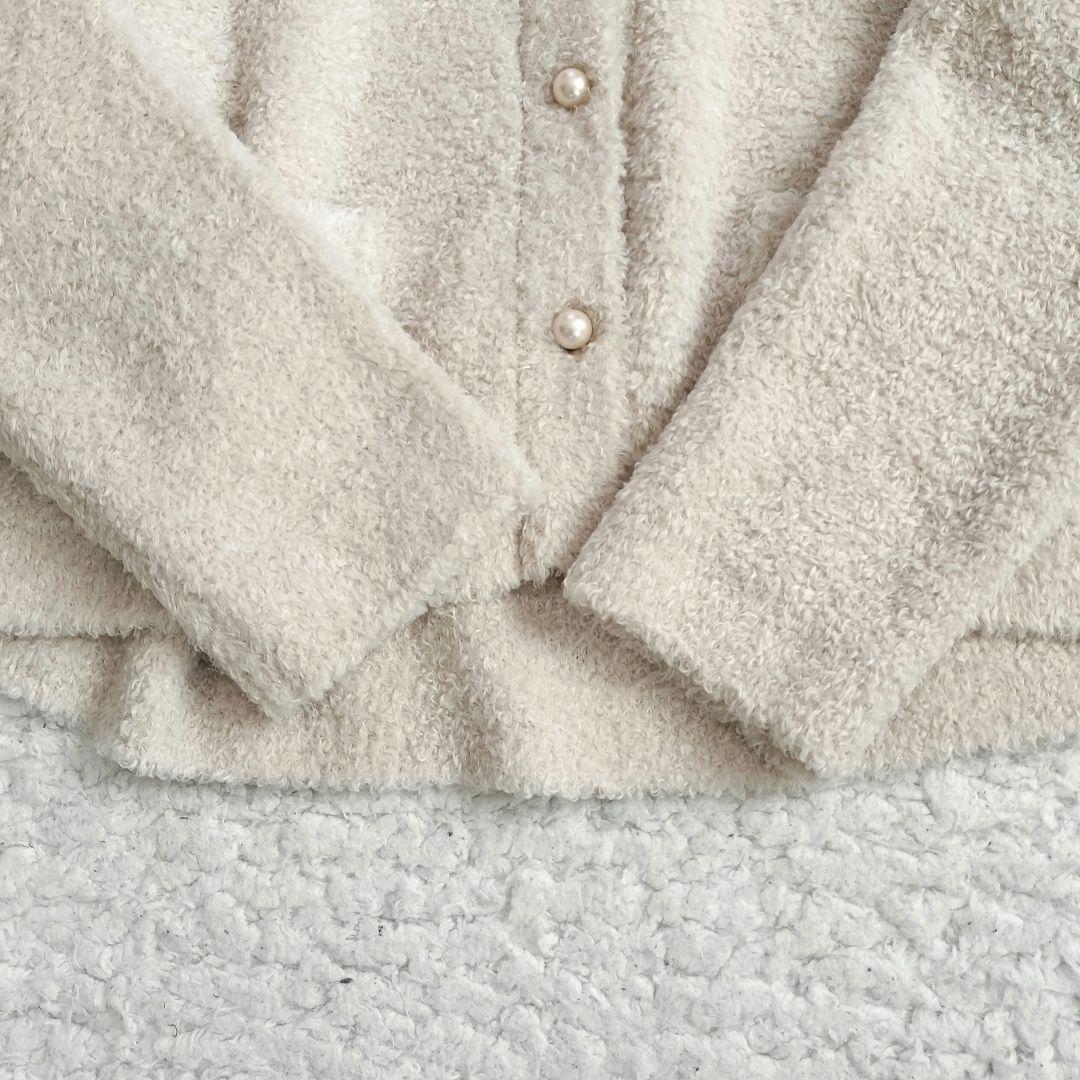 【STORY×UNFILO】アンフィーロ シャギーニット カーディガン XL