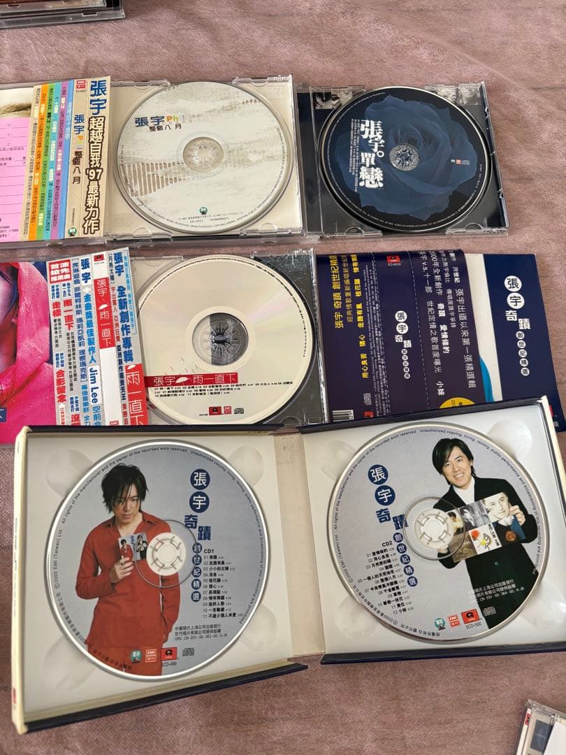 【超希少・初版・一部サイン付】張宇 CD/カセット　ほぼフルセット