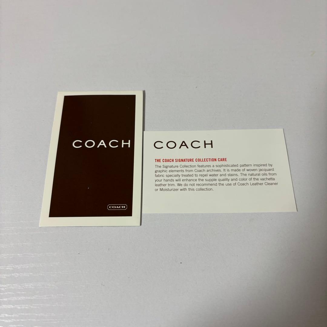 0074 新品、未使用 COACH シグネチャー レディース 折り財布