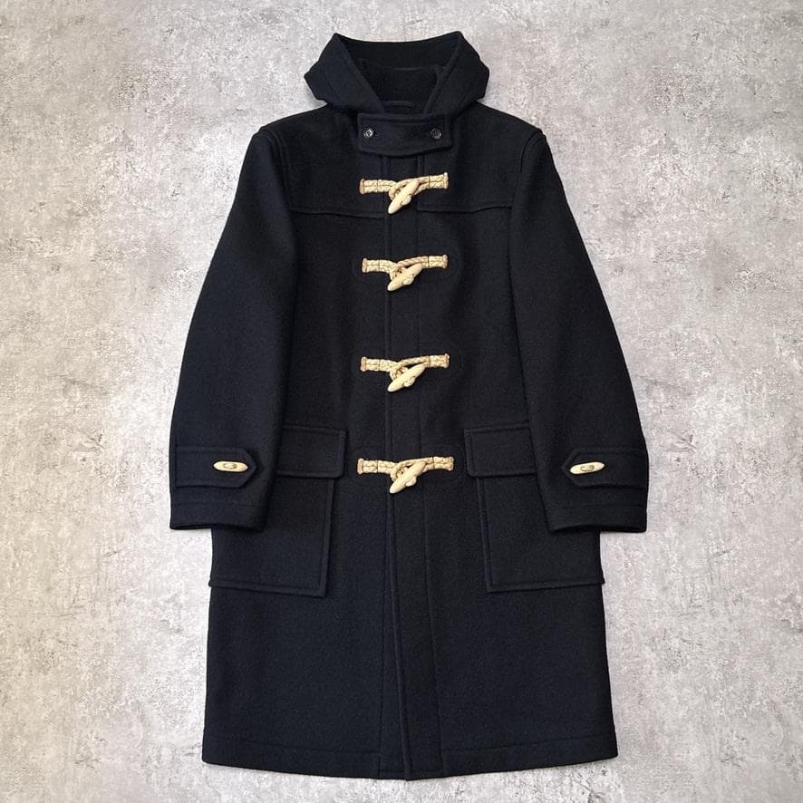 極美品 コムデギャルソンオム 田中オム ダッフルコート ロングコート M 黒