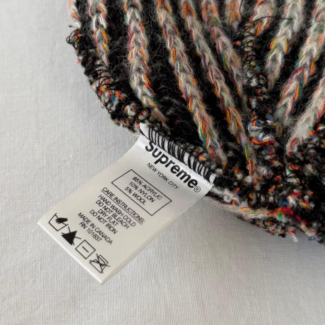帽子 20fw supreme rainbow loose gauge beanie