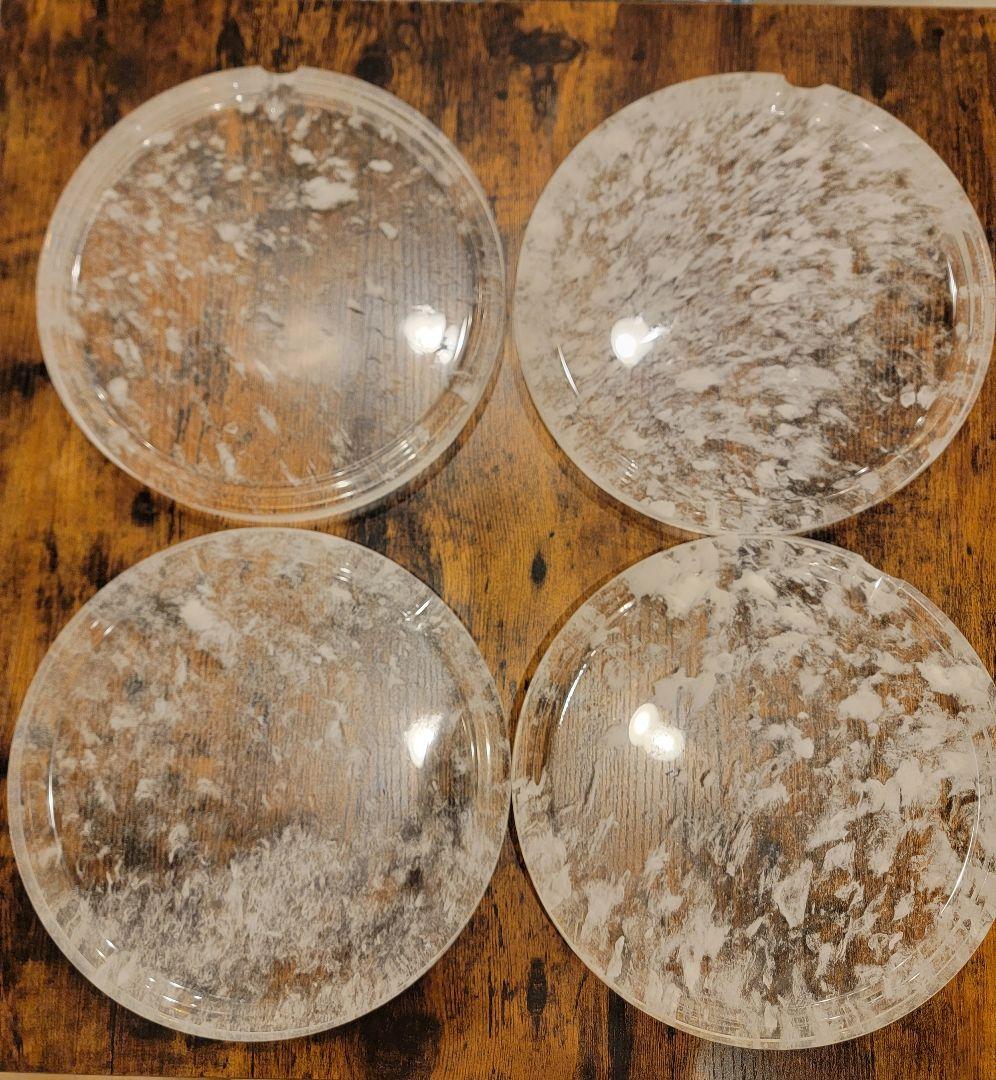【土日限定価格】バッグ付き水晶焼肉プレート30cm 4個