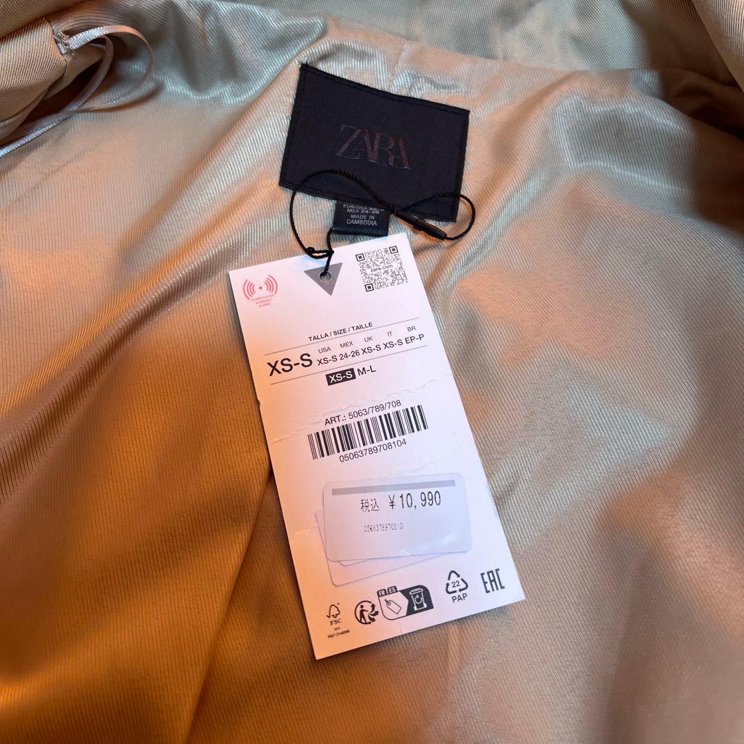 ZARショートトレンチコート　S サイズ　新品未使用