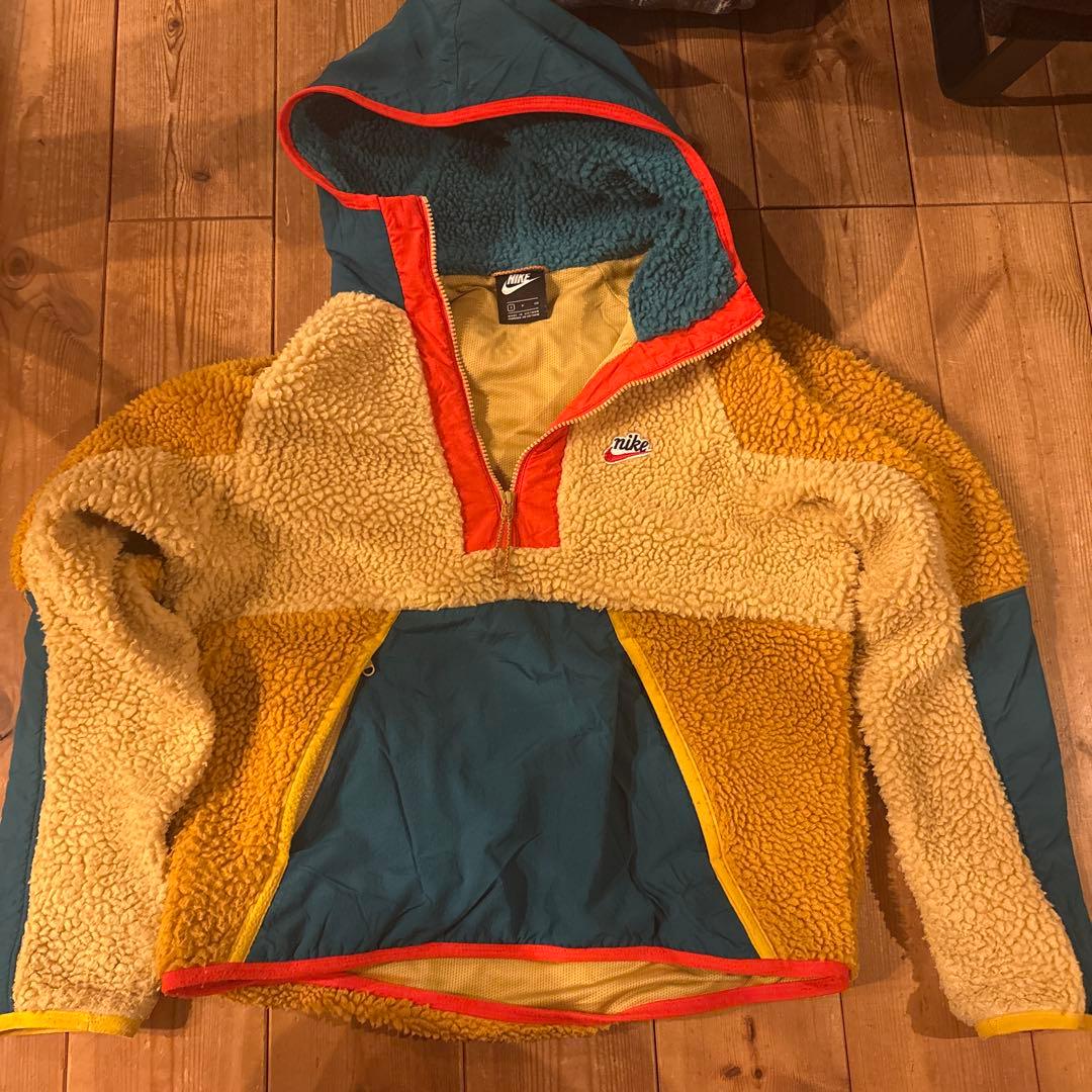 NIKEモコモコハーフジップジャンパー