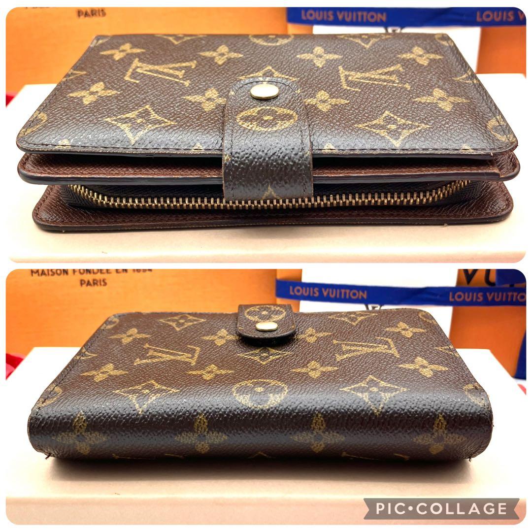 【新品仕様】 ルイヴィトン モノグラム ポルトパピエジップ 折り財布