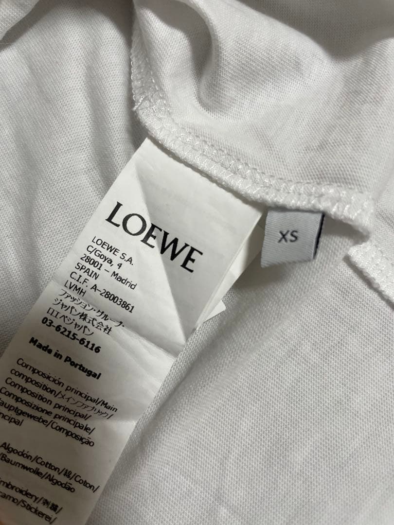 【ちぃ】LOEWE ホワイト Tシャツ ジブリコラボ　ハウルの動く城