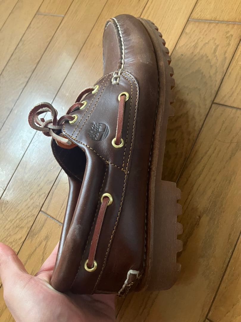Timberland 3eye デッキシューズ ブラウン 茶色