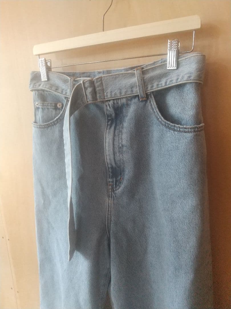 美品 Plage リアムプラージュ デニム ジーンズ ワイドデニム ストレート