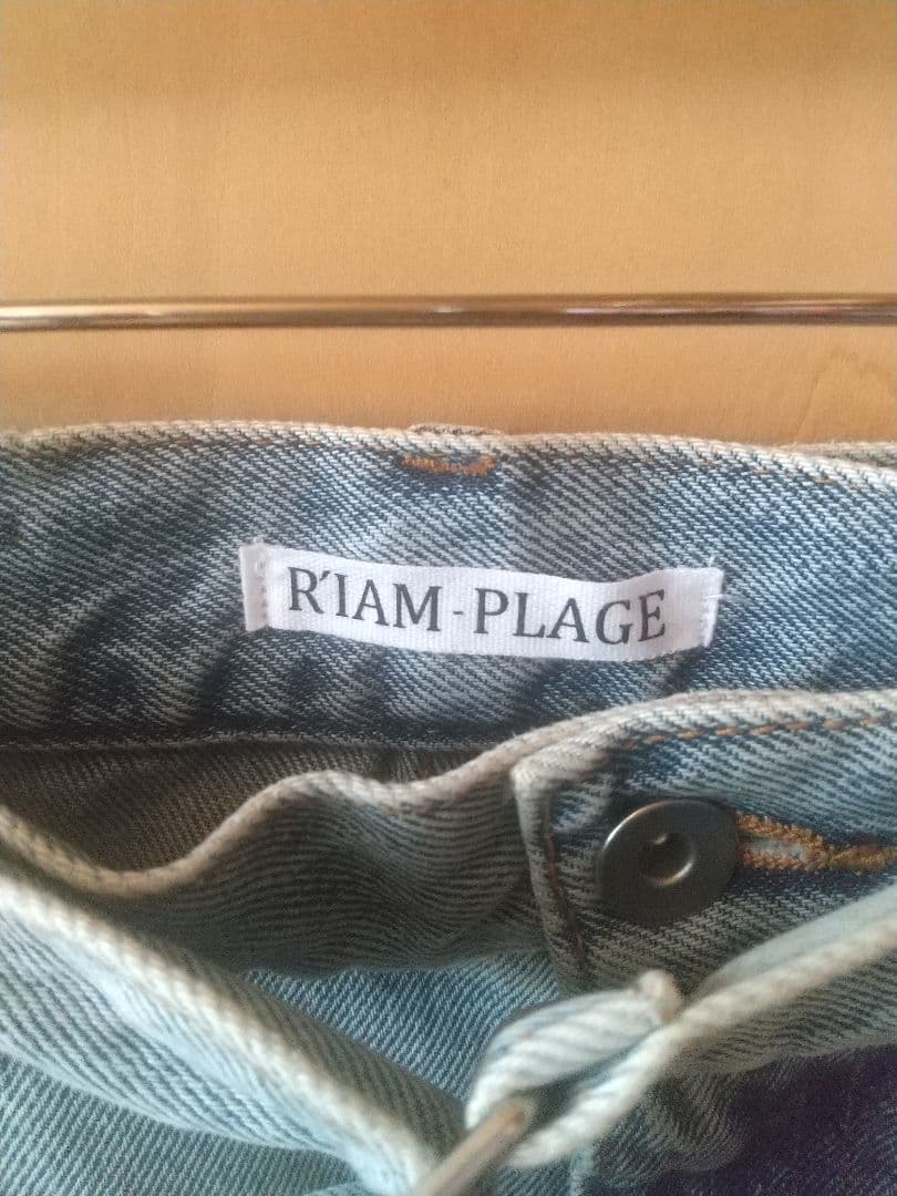 美品 Plage リアムプラージュ デニム ジーンズ ワイドデニム ストレート