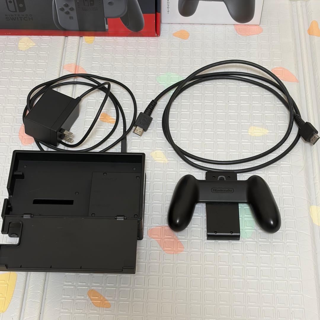 【最終値下げ】Nintendo Switch グレー バッテリー強化版 ケース