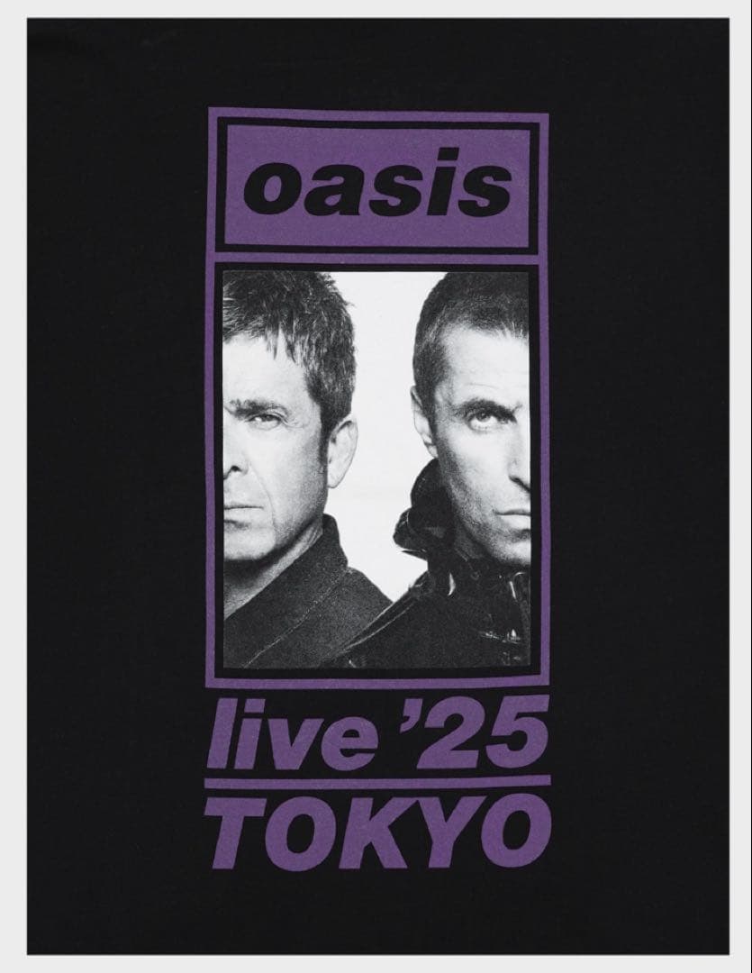 oasis live '25 Tシャツ Tokyo 1026 XL